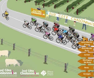 Le Tour de France passe en Sud Côte Chalonnaise