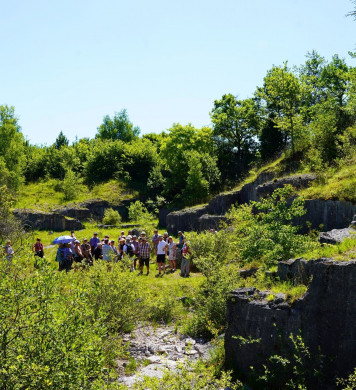 Visite guidée de la carrière de Saint-Boil