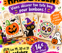 Mon tote bag d'Halloween