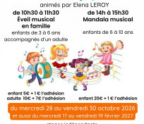 Stage Éveil Musical 3 - 6 ans