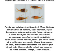 Exposition vannerie : L'Atelier des Hirondelles