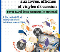 Bourse aux livres, affiches et vinyles