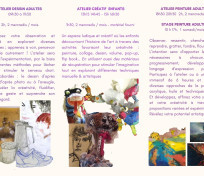 Séance d’essai de l’atelier peinture adultes