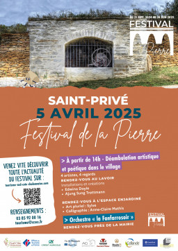 2025 affiche festival pierre saint prive