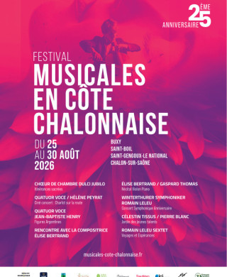 Festival Les Musicales en Côte Chalonnaise